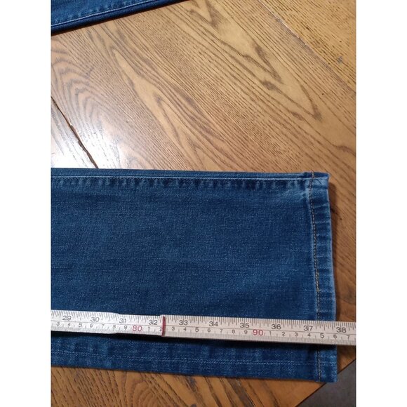 AG ADRIANO GOLDSCHMIED Jeans Mens 32 X 32 BLUE Distressed Hole Preowned Summer - Picture 3 of 15